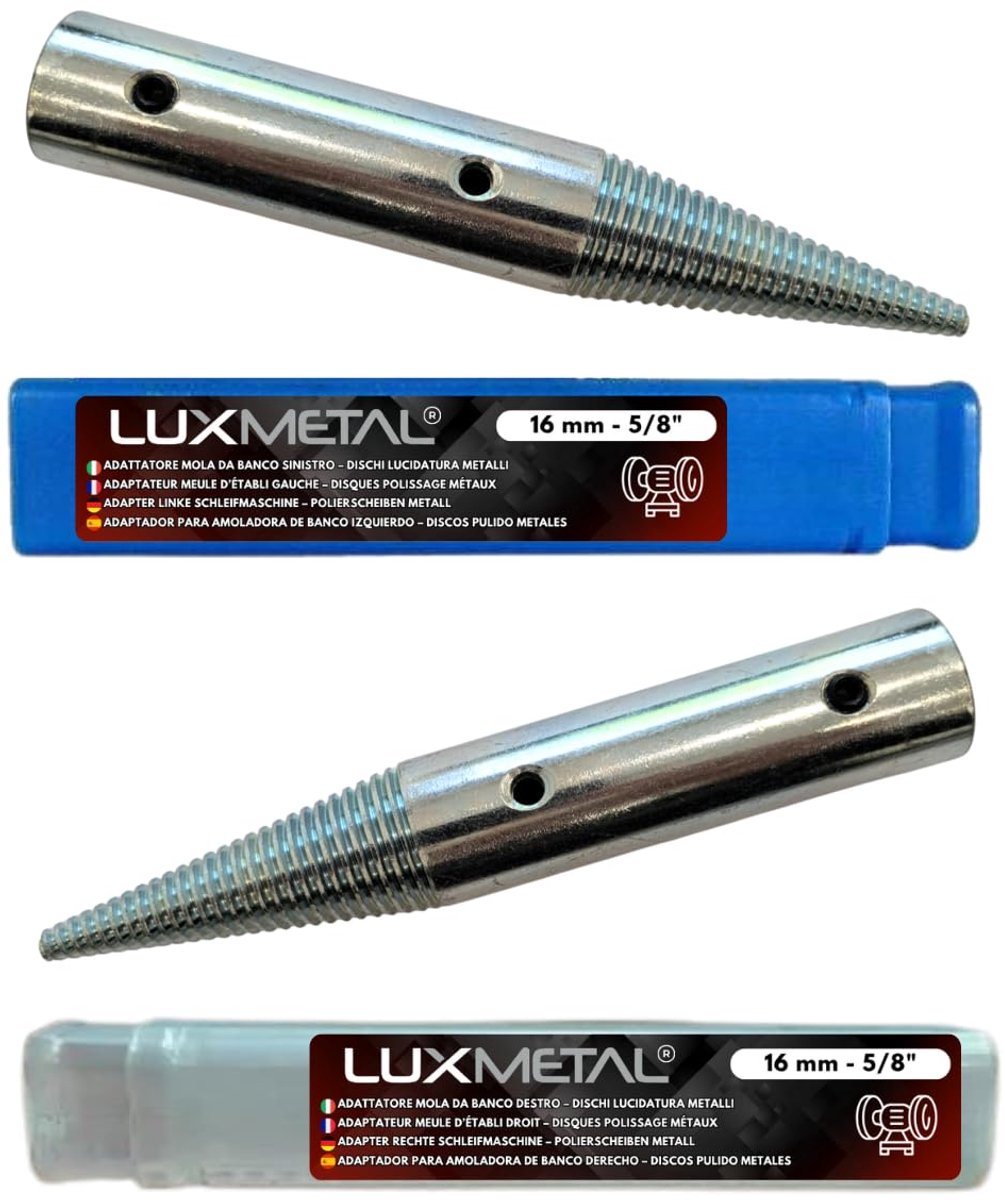 Adapter conische spindel 16 mm - 5/8 inch - set voor polijstschijven - veelzijdig gebruik - ShopVlot