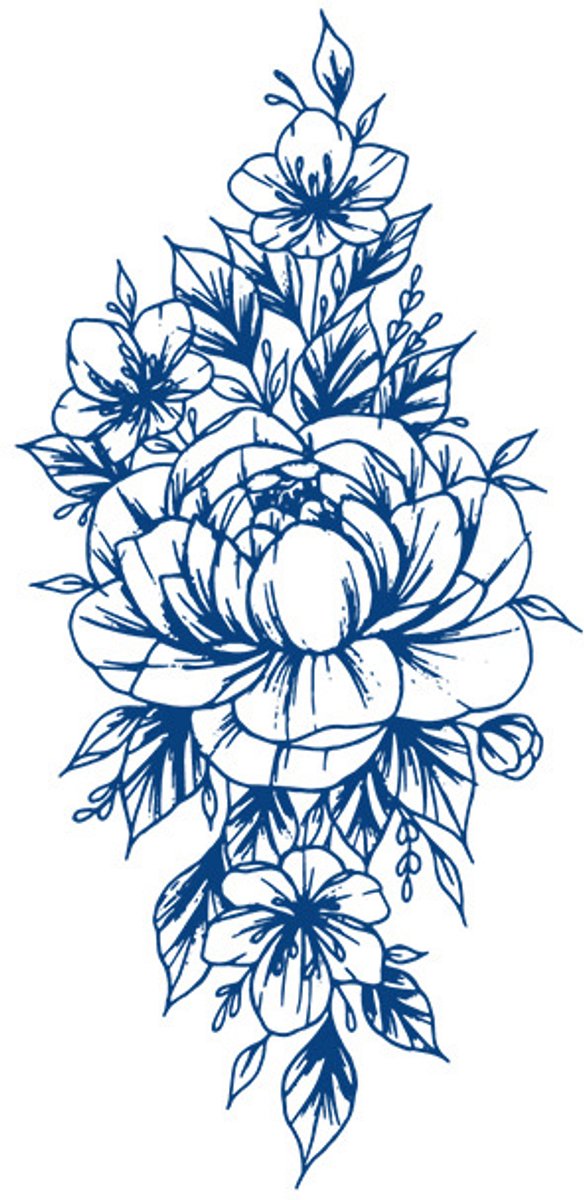 Tijdelijke tattoo Flower Power 2 weken