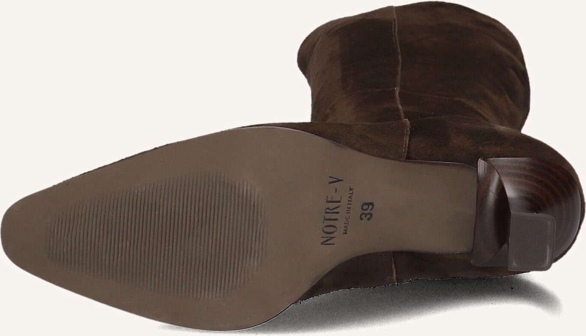 Notre-V 85990 Laarzen - Suède - Dames - Bruin - Maat 37