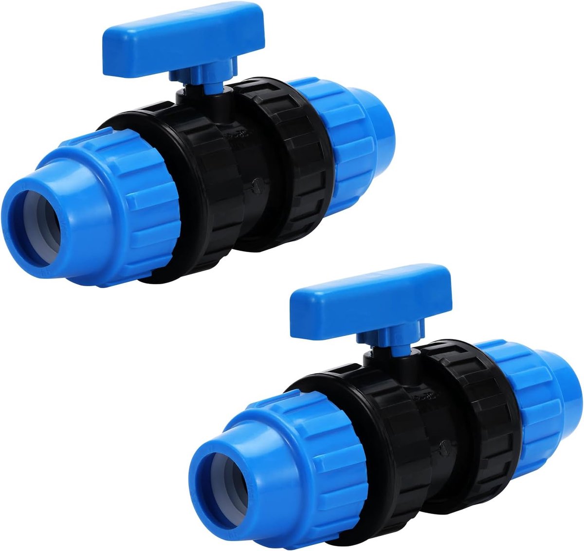 Kogelklep 32mm - PE pijp - Schroefverbinding - Geschikt voor irrigatiesystemen - ShopVlot