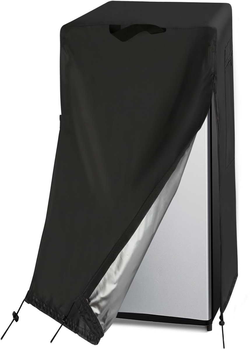 Koelkasthoes waterdicht 61 cm - stofdicht 420D Oxford stof - beschermt staande vriezers - ShopVlot