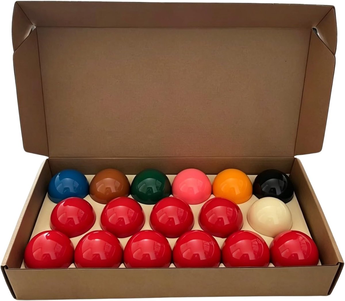 Snookerballenset 57,2 mm - hars - 17 stuks - verbeter je slagtechniek - ShopVlot