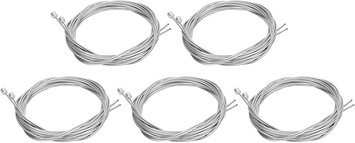 Fietsversnellingskabel 2100mm - RVS, Verzinkt - Voor soepele en nauwkeurige schakeling - Set van 10 stuks - ShopVlot
