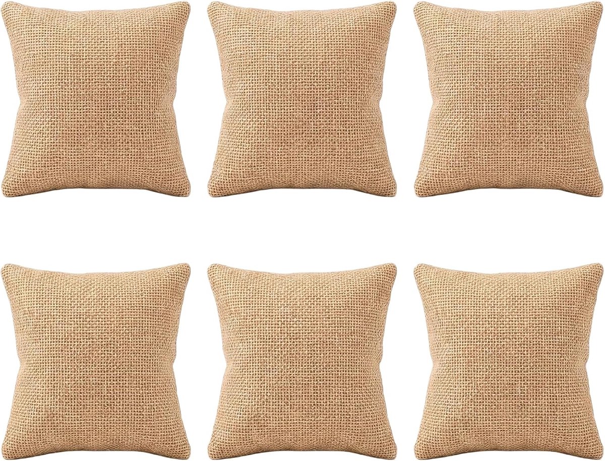 Sieradenkussen 6PCS - Beige Linnen - Organisator voor Armbanden en Kettingen - Beschermt tegen Krassen - ShopVlot
