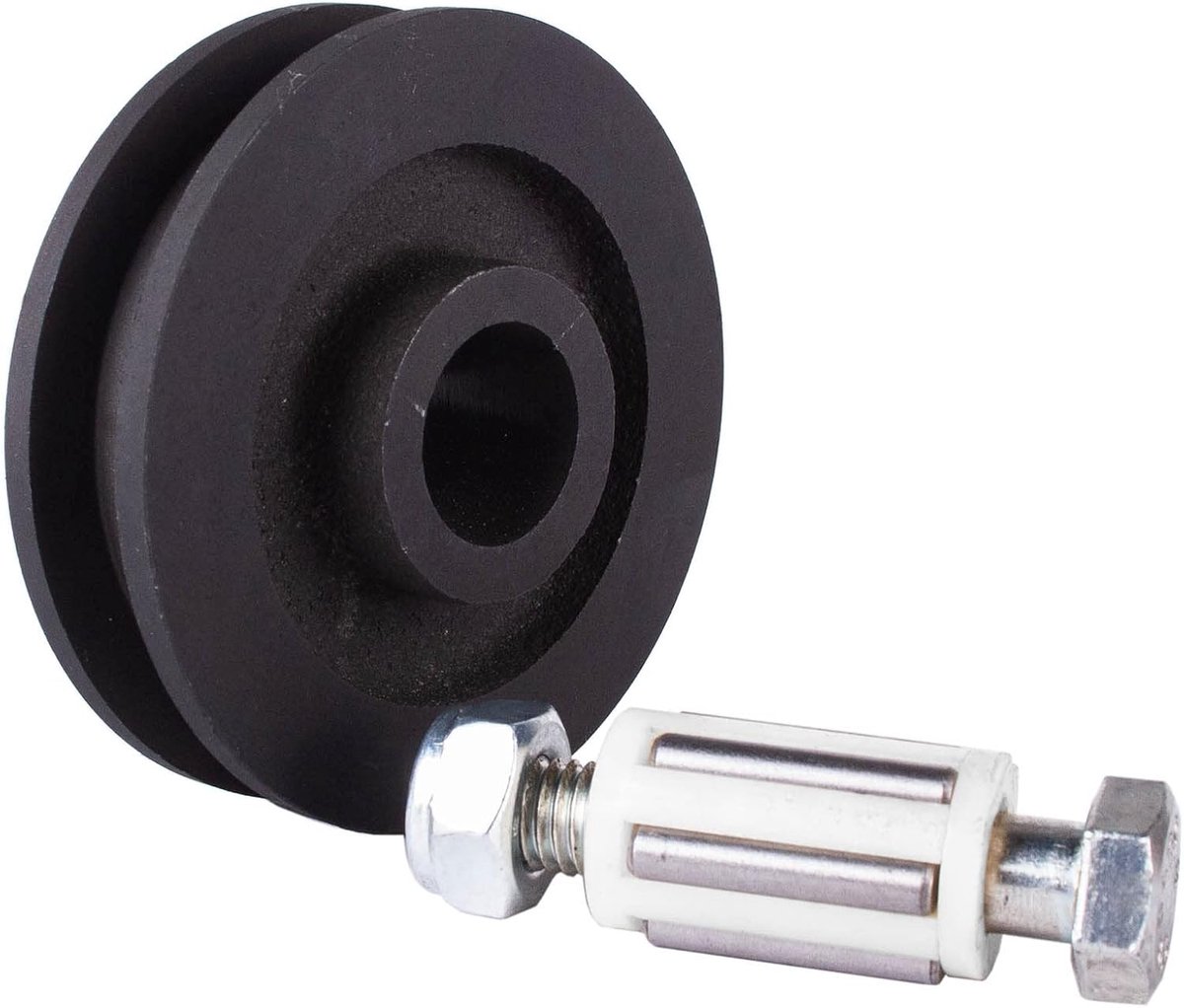 Sliding door wheel Ø105 mm - gietijzeren rol - onderhoudsvrij - ideaal voor schuifdeuren - ShopVlot