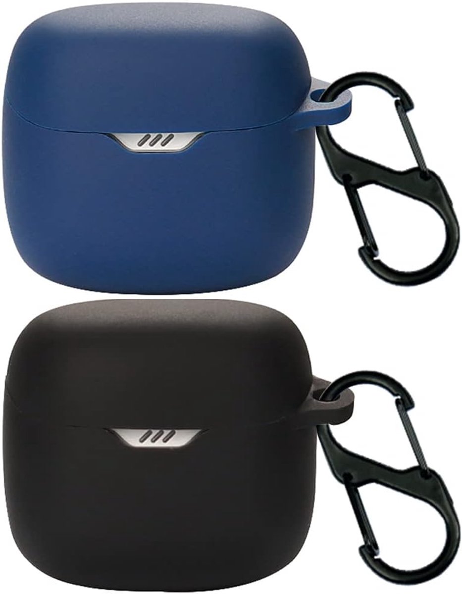 Silicone Hoesje voor JBL Tune Flex TWS - Zacht silicone - Schokbestendig - Volledige bescherming - ShopVlot