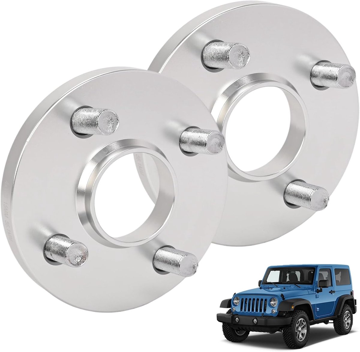 Wielspacers 4 x 100mm - 15mm dik - Voor Mini One/Cooper/S/JCW - Verbeter stabiliteit - ShopVlot