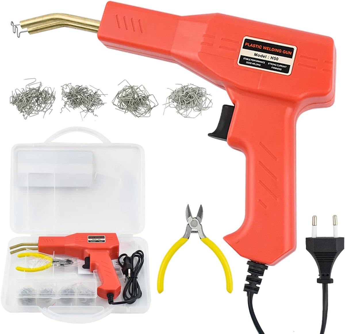 Plastic lasmachine kit - 50W kunststof lasser - ergonomisch ontwerp - ideaal voor bumperreparatie - ShopVlot