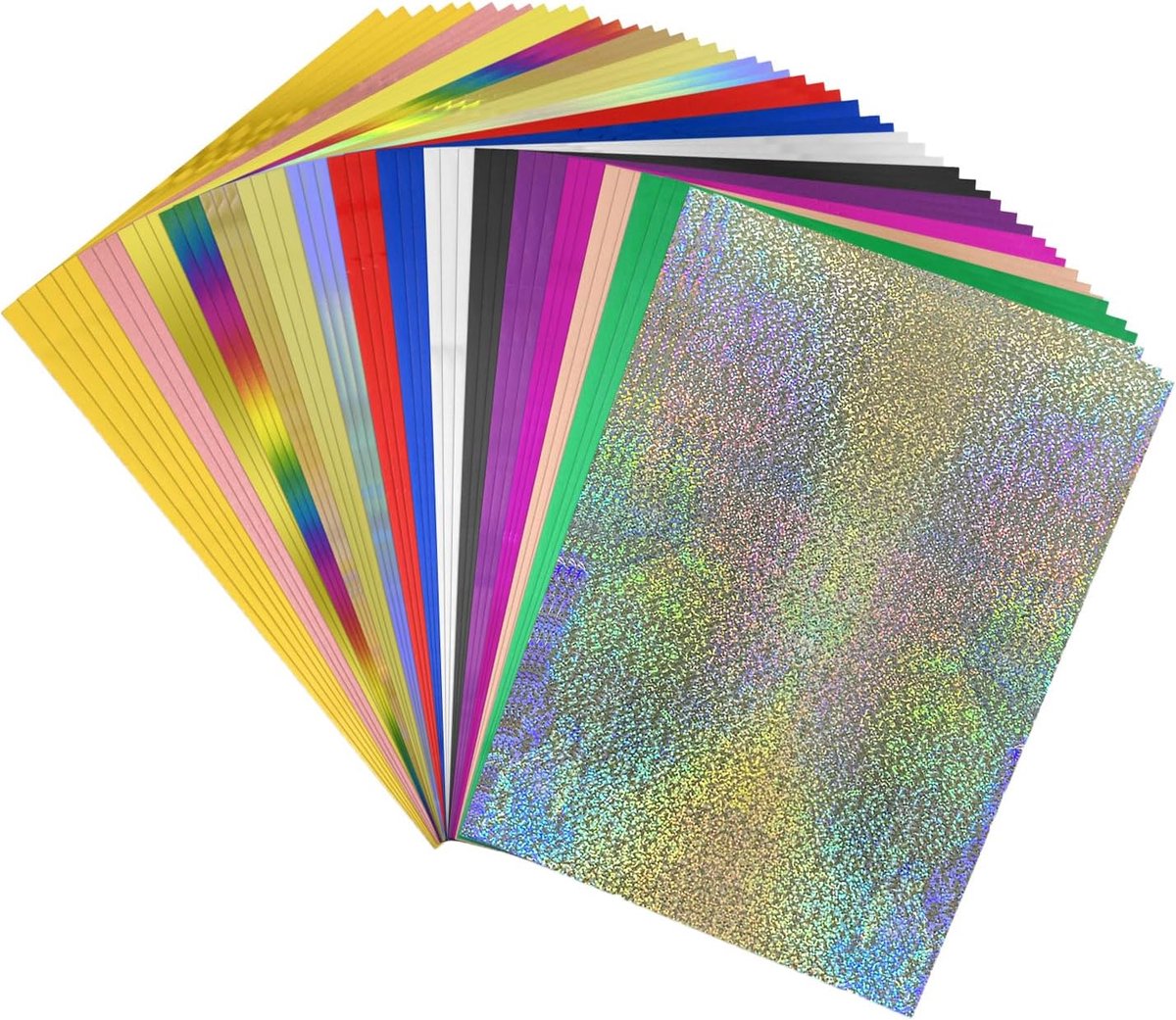 Toner folies 50 stuks - 7,9x11,4 inch - 16 kleuren mix - ideaal voor scrapbooking en papier ambachten - ShopVlot