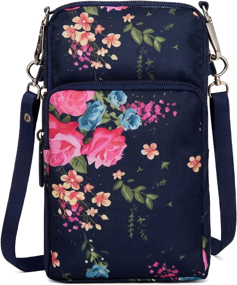 Mobiele telefoon schoudertas - mini crossbody tas - voor vrouwen en meisjes - ideaal voor onderweg - ShopVlot