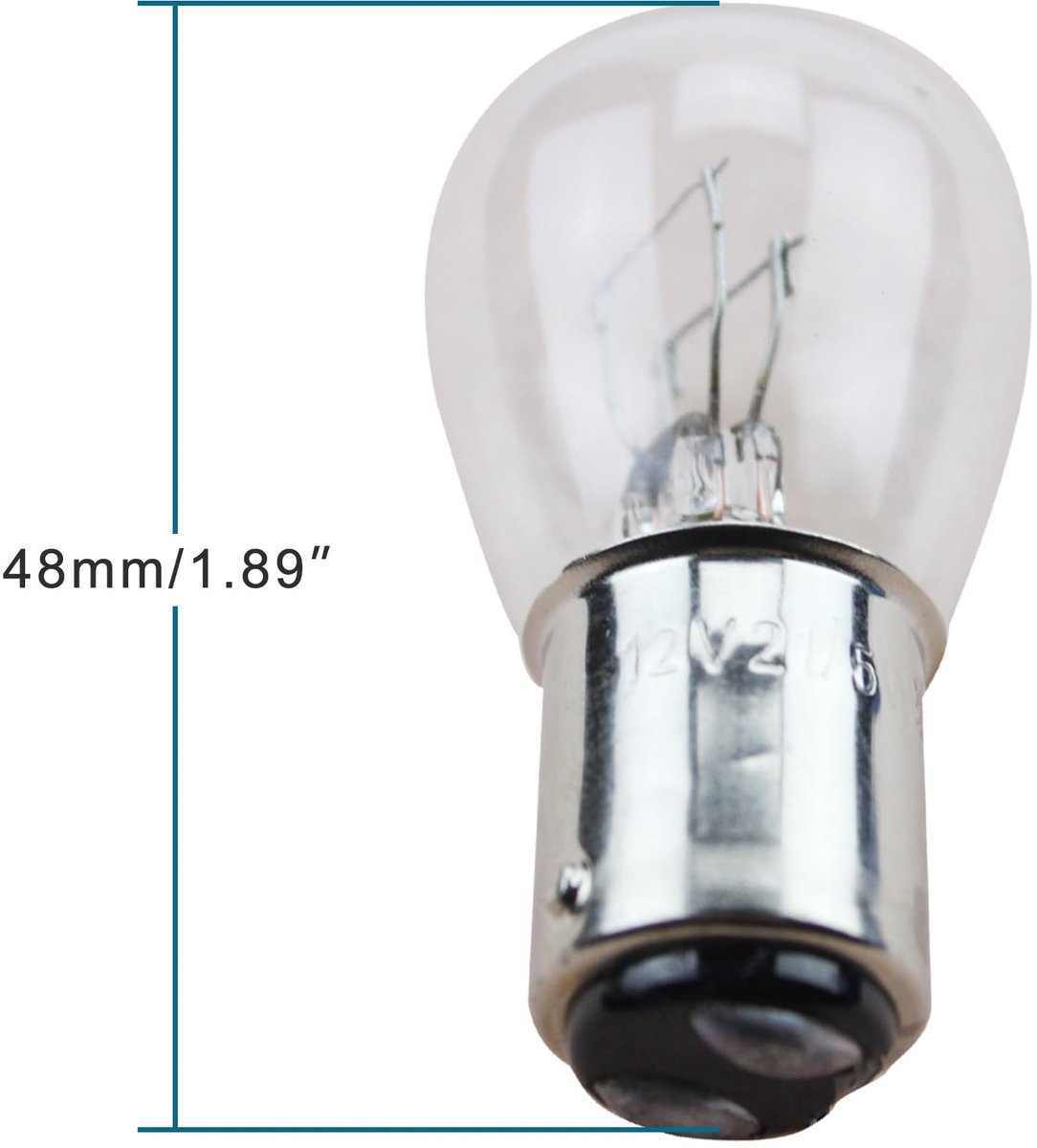 Remlichtgloeilamp S-25 12V 21/5W - 2 stuks - Vervanging voor Motorfiets ATV Quad Scooter - Betrouwbare verlichting - ShopVlot