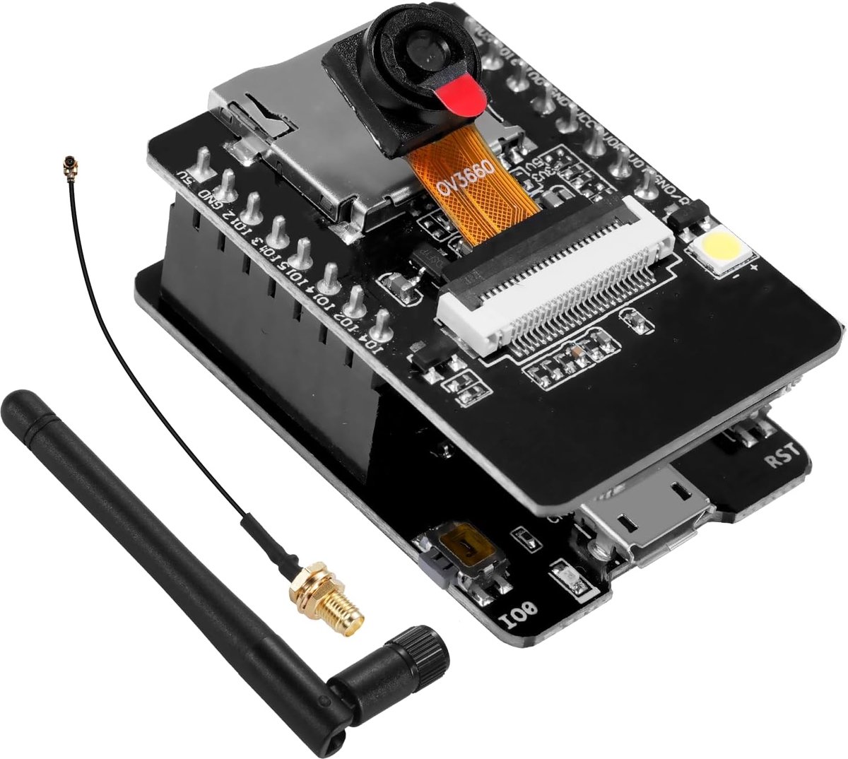 ESP32 CAM WiFi Bluetooth Board - Dual-Core met OV3660 Camera - 2 Megapixel - Geschikt voor IoT Projecten - ShopVlot