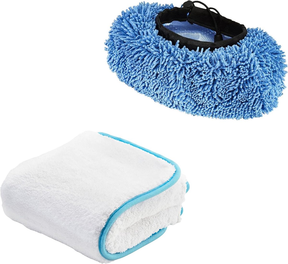 Washing brush cover + droogdoek 60x40cm - premium chenille - perfect passend - optimale resultaten - ShopVlot