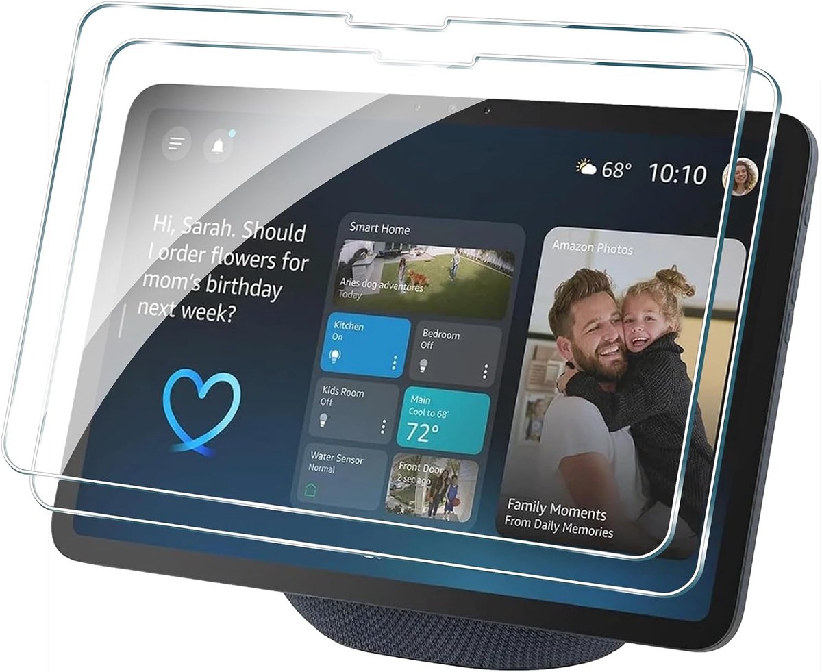 Tempered Glass Case voor Echo Show 11 - 2 Stuks - 9H Hardheid - Bubble-Free en Kratzbestendig - ShopVlot