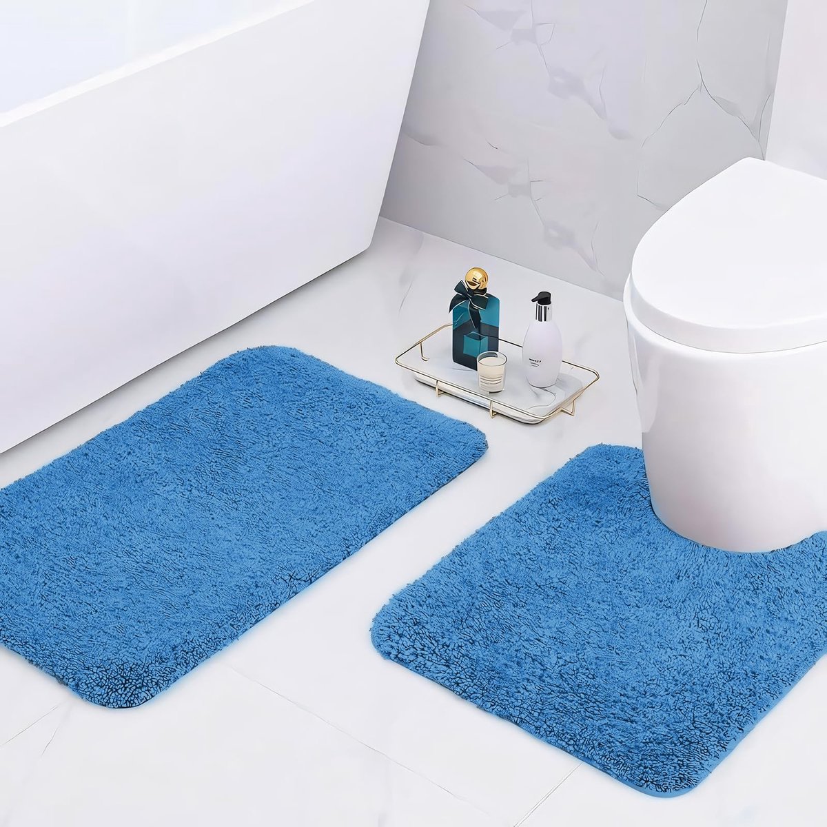 Badmatten 50 x 80 cm - Microvezel - Super absorberend - Ideaal voor uw badkamer - ShopVlot