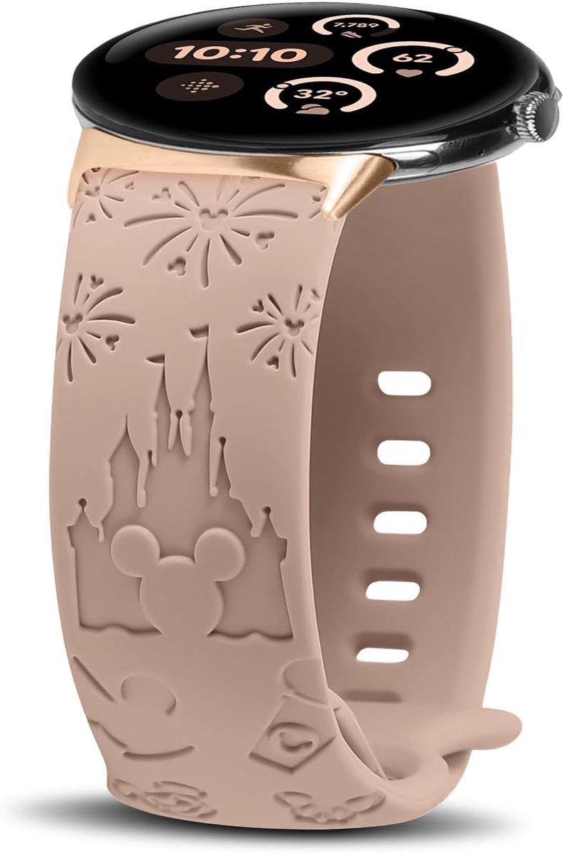 Siliconen horlogeband voor Google Pixel Watch - cartoon gravure - schattig anime design - ShopVlot