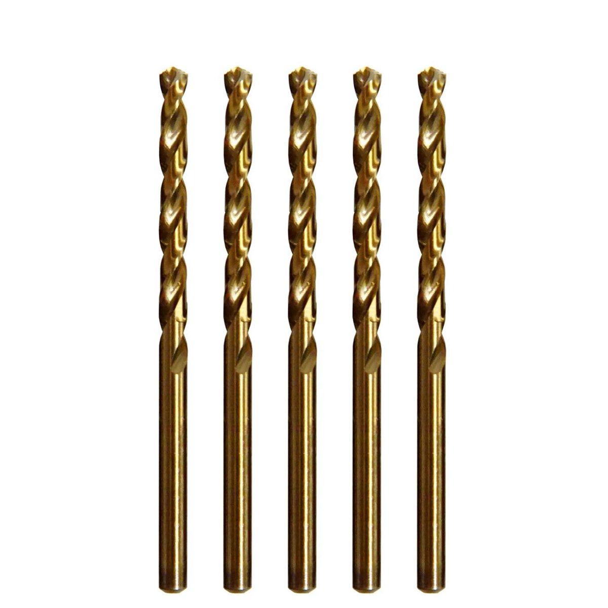 Boormetalen M42 4mm - 8% Kobalt - 5 stuks - Voor roestvrij staal en hard metaal - ShopVlot