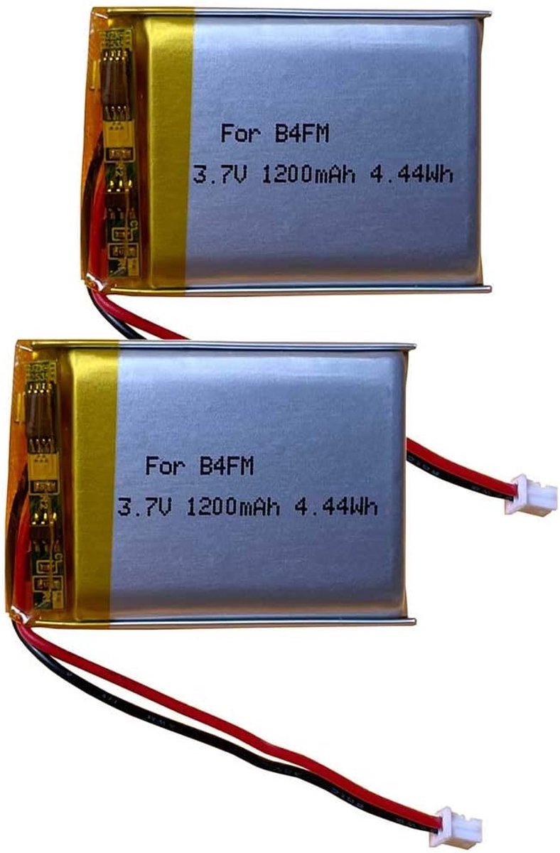 Accu 3.7V 1200mAh - Vervangingsbatterij - Voor Lexin B4FM Intercom - Betrouwbare energie voor motorhelmen - ShopVlot