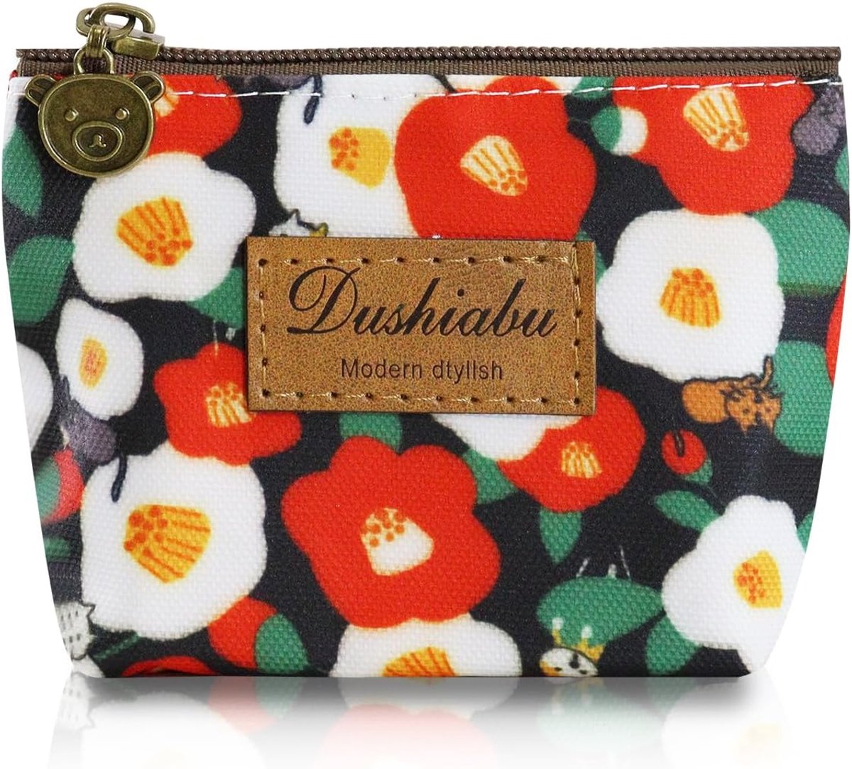 SnelShoppen - Vrouwen Mini Portemonnee, Waterdicht Oxford Stof, Kleine Tas met Schattige Rits, Muntzakjes voor Vrouwen, Kaarten Sleutels Lippenstift,