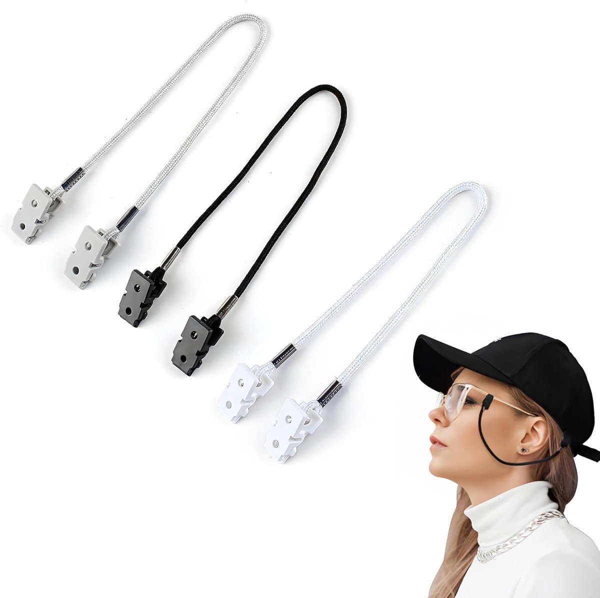 Hoedclip 3 stuks - Winddicht - Waterproof en stevig - Ideaal voor vissen - ShopVlot