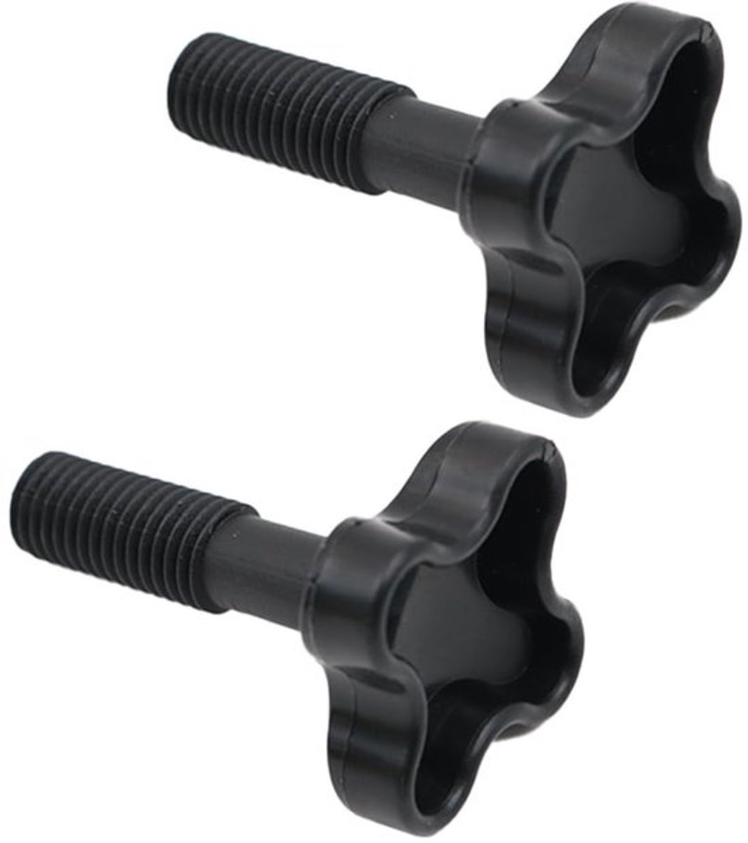 2 stuks M12 Plastic Fixing Screw, Button Canopies Tuin Schommel Plastic Bevestigingen om Luifel Frame aan Schommel Frame te Bevestigen - Zwart