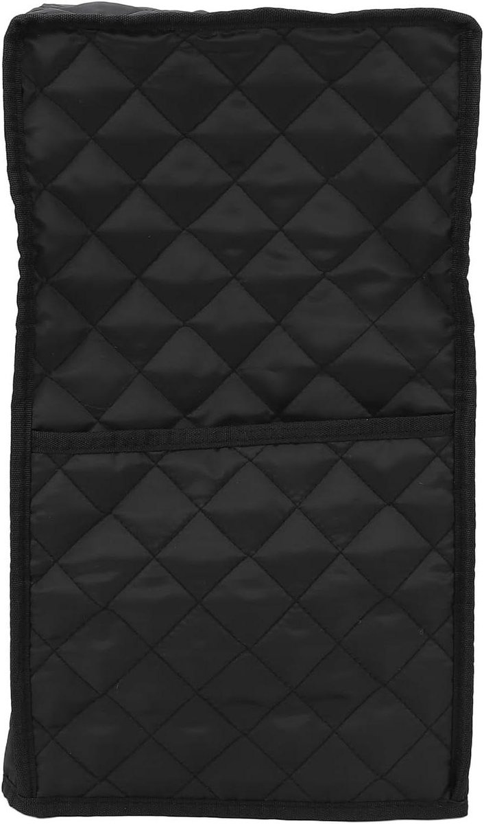 Keukenmachine Hoes - Apparaat Cover - Keuken Beschermen - Lichtgewicht Gewatteerd - 23x18x42cm - Zwart