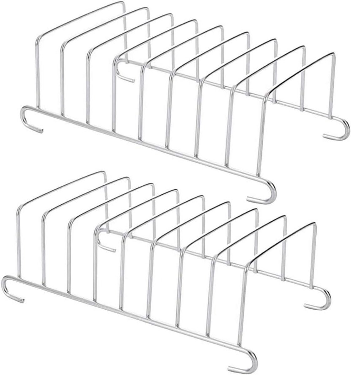 Broodrek Houder - Toastrek Cooling Grid - Brood Koelen - 8 Gaten Ontwerp - 16 x 9 x 4 cm