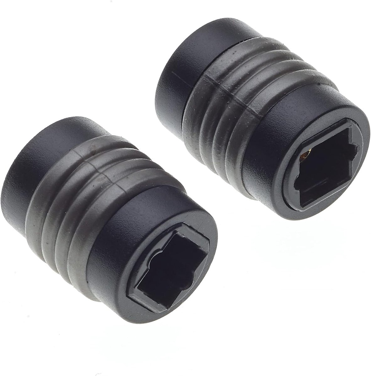 TOSLINK adapter set 2 stuks - female naar female TOSLINK connector - hoogwaardige geluidskwaliteit - ShopVlot