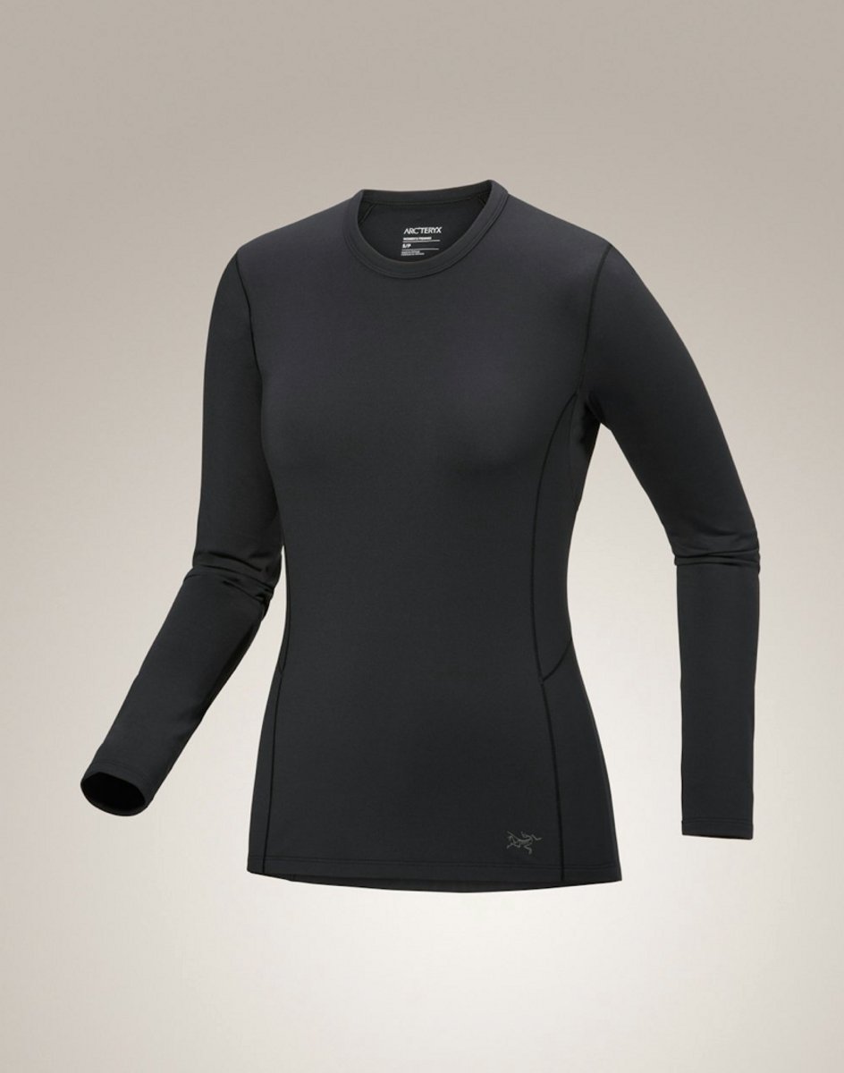 Arc’teryx Rho Crew Neck LS W 002291 Zwart