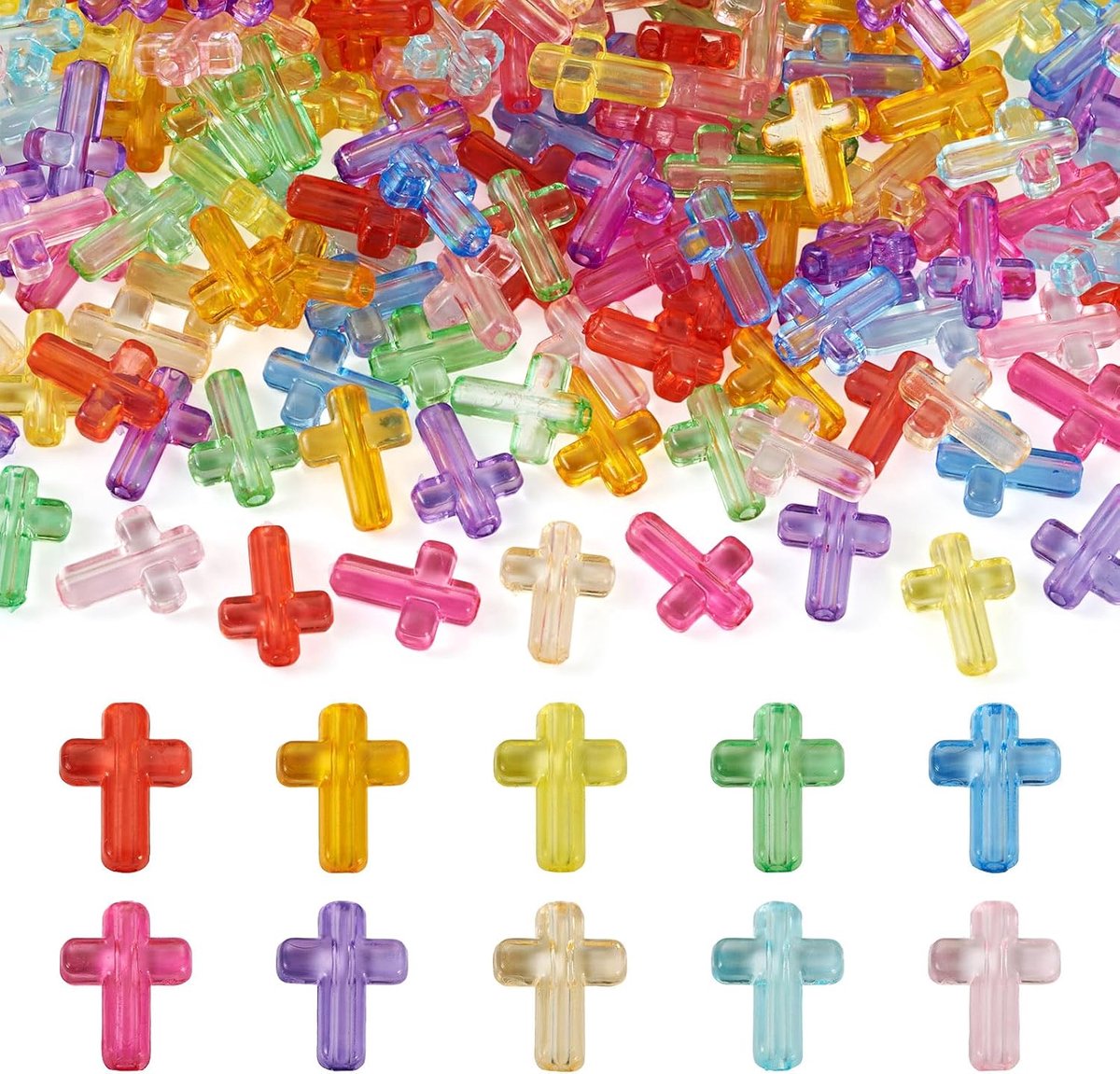 Kralen Charms Jezus Kruisbeeld Cross Spacer Losse Kralen Dangle Hangers voor Pasen Sieraden Ketting Armbanden Oorbel Maken DIY Ambachten