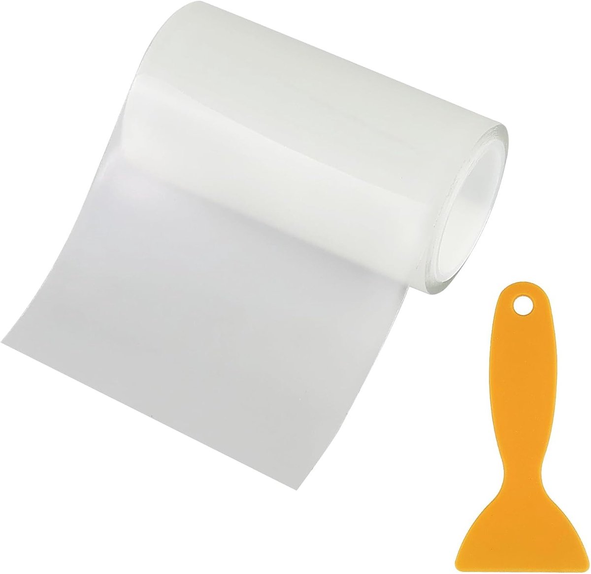 rol RV luifel reparatieband met schraper, tent reparatieband waterdicht, pop-up canvas reparatie kit, patch duidelijke sterke afdichting afdichtmiddel 9,9 cm x 5 ft heavy duty