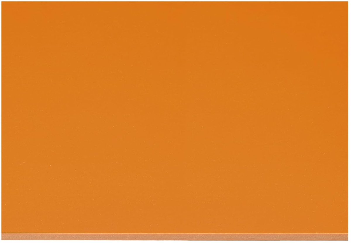 300 x 200 x 5 mm fenol-kunststof plaat, 1 stuk laag van hars voor elektronische apparaten, doe-het-zelf en handwerk, kleur: oranje-rood