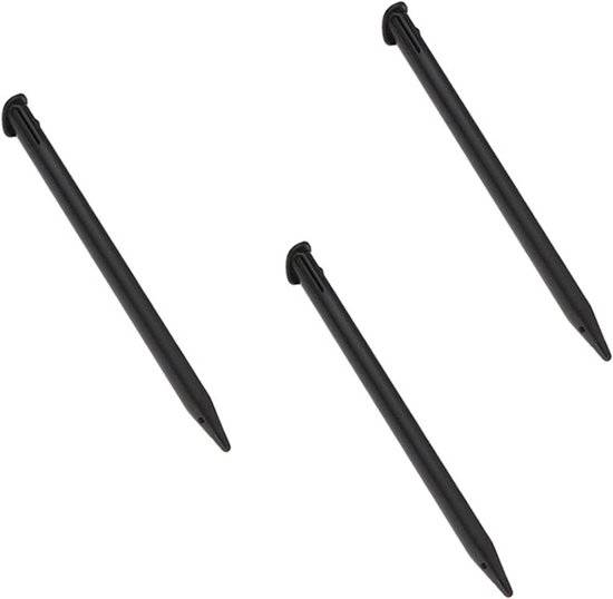 3 stuks kunststof reserve-touchscreen-stylus-pen, compatibel met Nintendo New 3DS XL, New 3DS LL (wit) — afbeelding 5