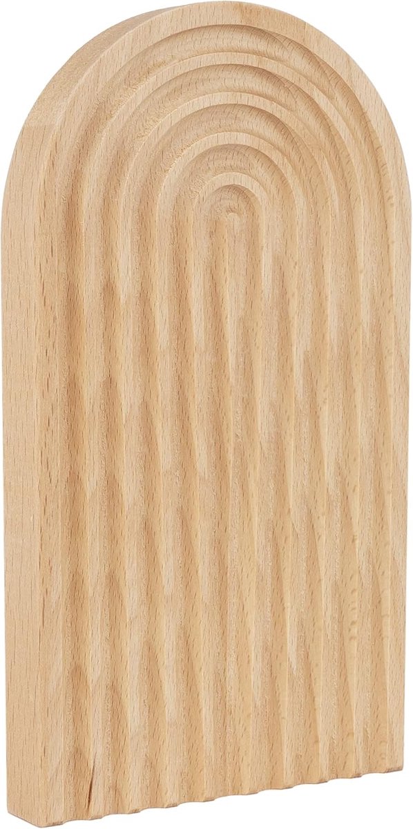Decarotieve tray - Regenboog - Decoratieve figuren - Houten beeld - Staand - Ornament - Figuur - Decoratieve accessoires - Woonaccessoires - Hout - 2,5 x 10,5 x 19 cm (lxbxh) - Lichtbruin
