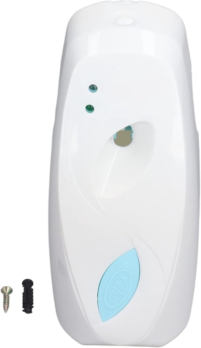 Automatische luchtverfrisser wanddispenser - tijdgestuurd en lichtsensor - voor thuis, badkamer, kantoor - ShopVlot