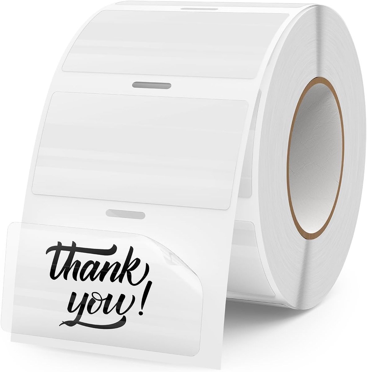 Thermische labels 50 x 25 mm - transparant vinyl - waterproof - ideaal voor verzending - ShopVlot