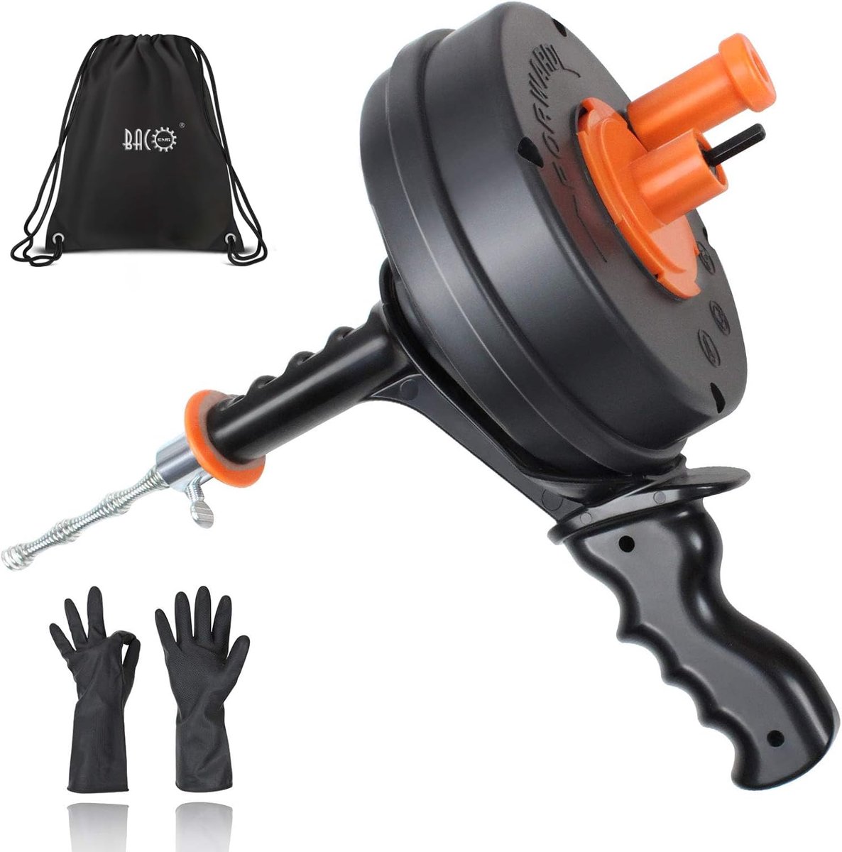 Drain Cleaner Spiral 7.5M - Flexibele draadspriral - Geschikt voor bijna alle afvoeren - Effectief tegen verstoppingen - ShopVlot