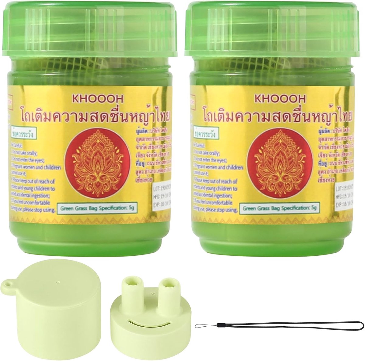 Aroma inhaler 10g - Thaise kruiden - Inclusief neusaspirator - Verfrissend voor onderweg - SnelShoppen