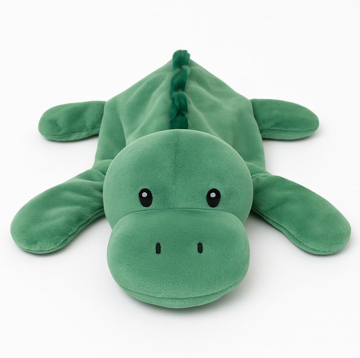 Sensorisch pluche, 2,3 kg, afneembare overtrek, wasbaar + draagtas, behaaglijke metgezel voor dagelijks comfort en ontspanning (dinosaurus)