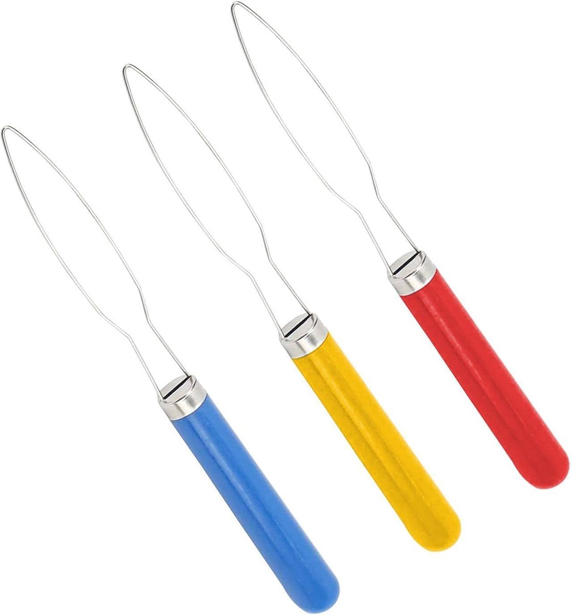 3-delig knopgereedschap, snelknopgereedschap, aantrekhulp, draagbaar aantrekgereedschap