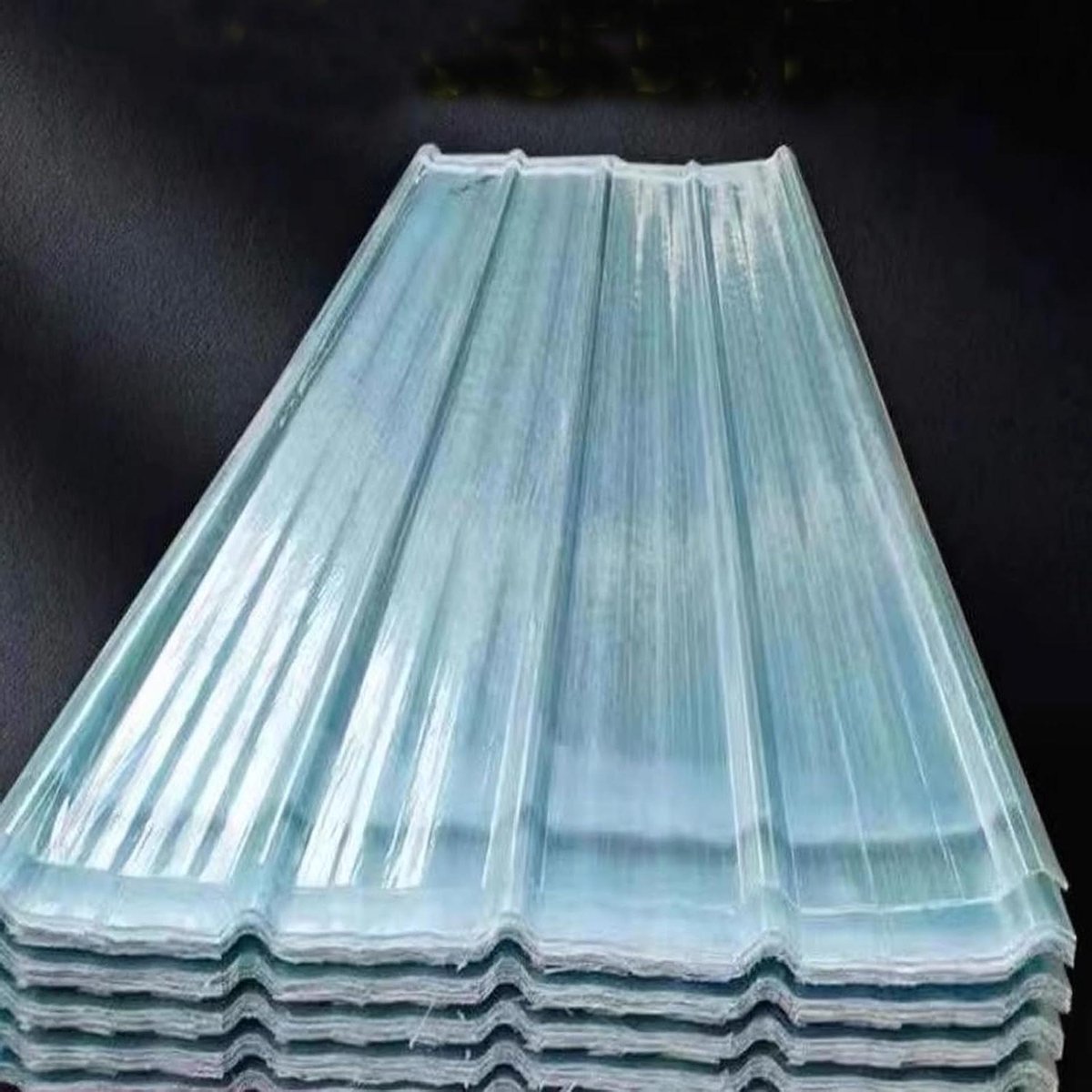Glasvezel Dakplaten - Golfplaten Lichtdoorlatend - Kas Schuur Bedekken - Vlamvertragend Weerbestendig - 0.9x1.3m 15 Stuks - Transparant