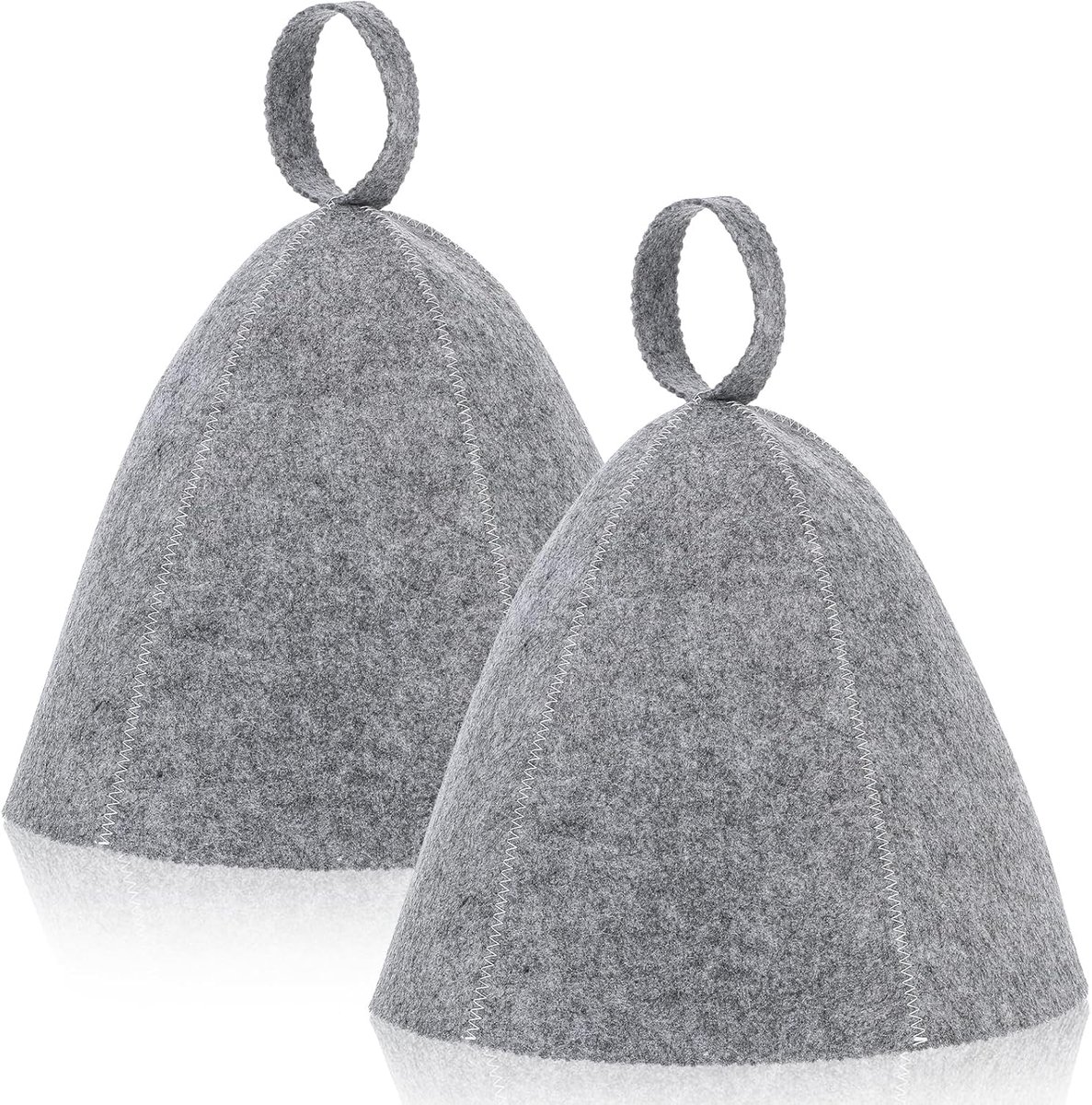 2Pcs Sauna Hoed Voor Vrouwen Mannen Wol Vilt Sauna Cap Russische Banya Cap Sauna's Hoed Voor Spa Stoomkamer