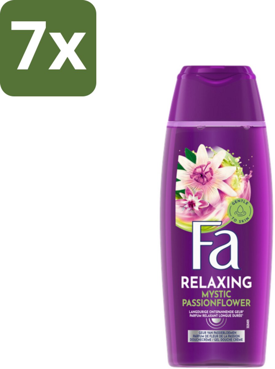 Fa – Douchegel – Mystic Moments Shea Butter & Passion Flower – 250 ml - Bulkverpakking - 7 stuks