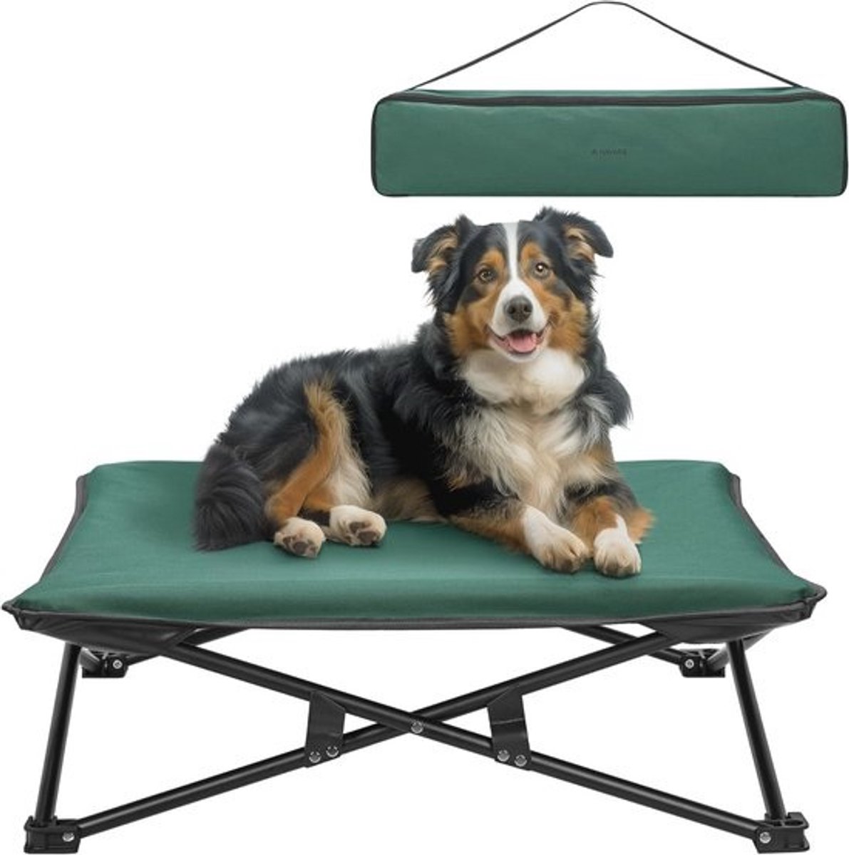 Hondenbed voor Kamperen en Reizen - Geschikt voor Kleine tot Middelgrote Honden - Verhoogd Hondenbed - Buiten Hondenbed