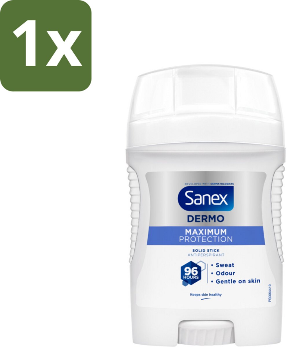 Sanex – Deodorant Stick – Maximum Protection 96H – 50 ml - 1 stuk