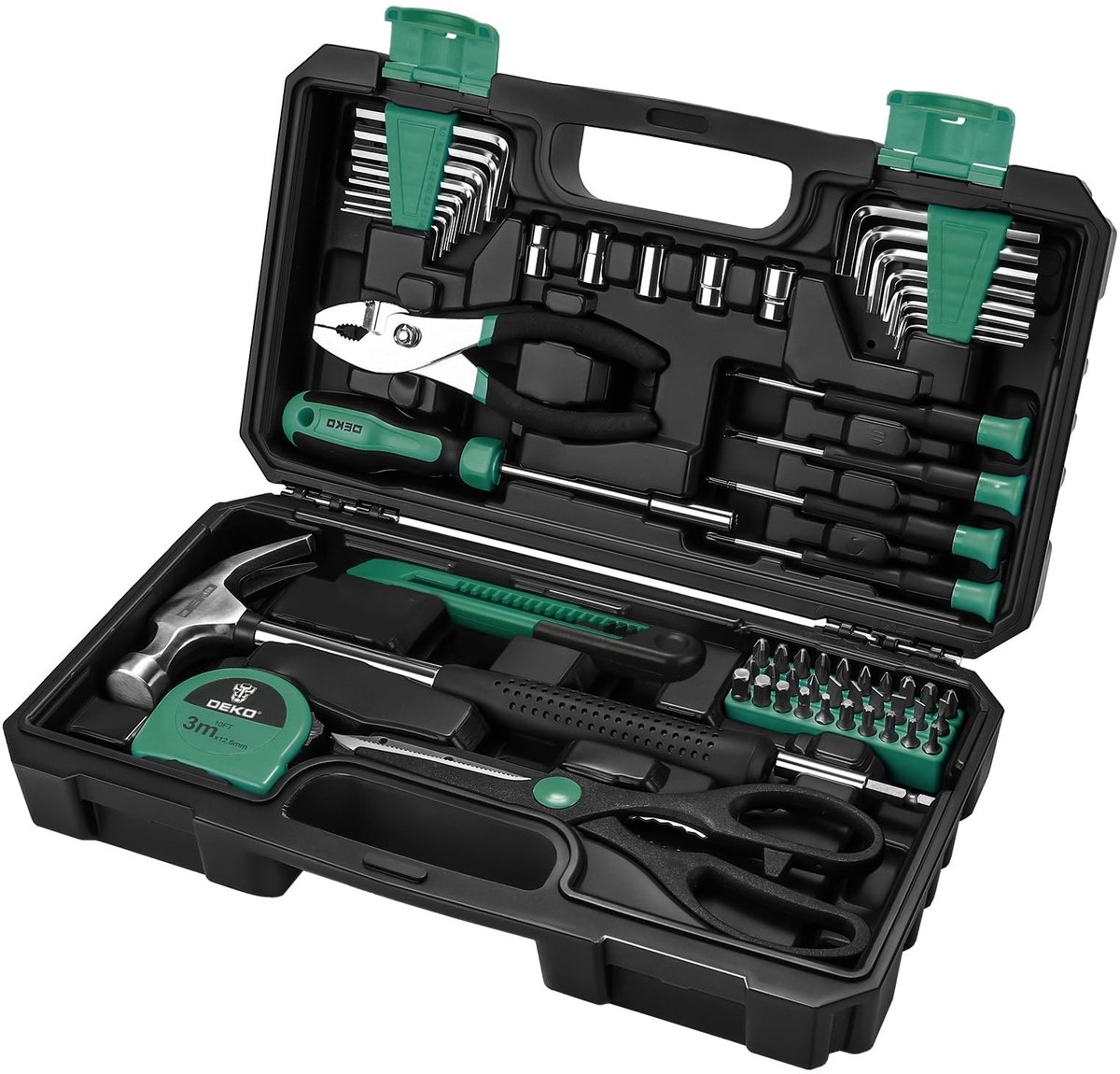 Elzusha - 62-delige Handgereedschapset in Compacte Opbergdoos