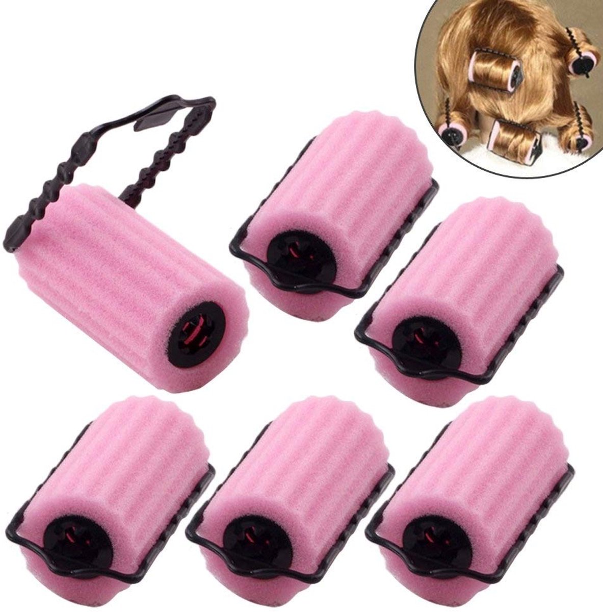 Elzusha - Maker Foam Sponge Rollers - Krulspelden voor Golvende Krullen