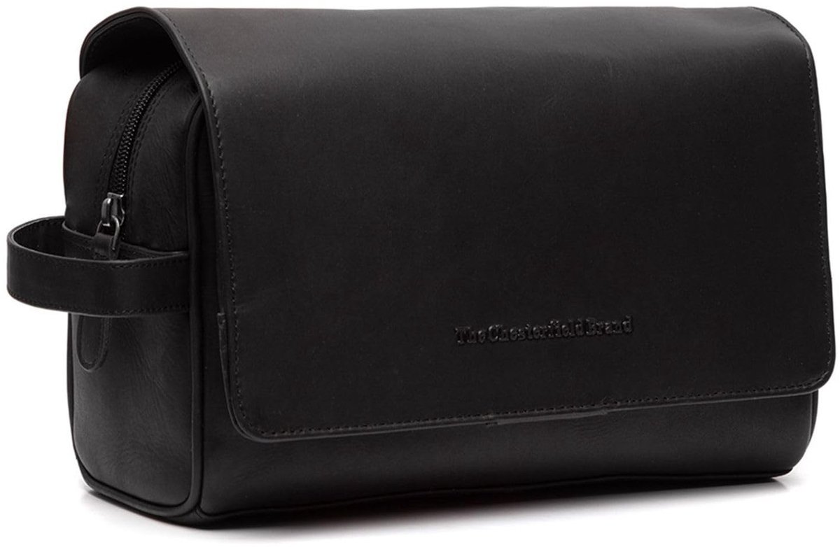 Elzusha - Leren Toiletcase met Handvat 25 cm