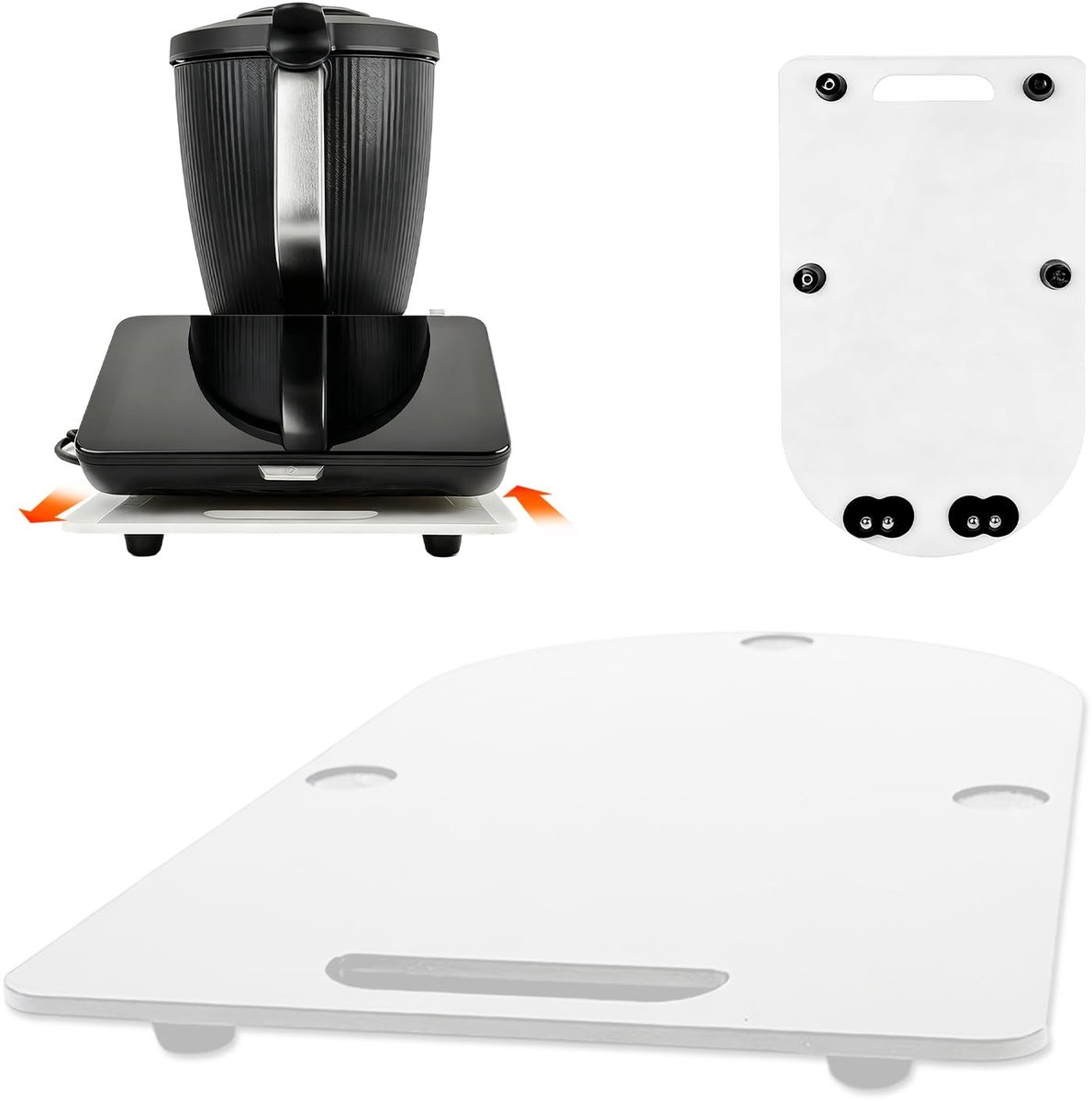 Elzusha - Glijplank voor Thermomix TM7 met Antislip Rubberen Voetjes