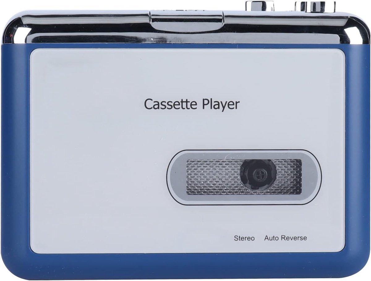Auto Reverse Cassette Speler met Hoofdtelefoonuitgang en Luidsprekeraansluiting voor Muziekliefhebbers